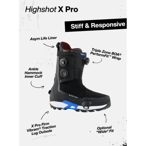 Burton Highshot X Pro Step On Snowboard Boots