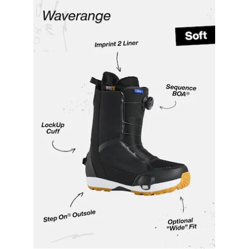 Burton Women's Waverange Step On Snowboard Boots