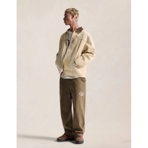 Seagull Multi-Pocket Vintage Canvas Coverall Jacket Evisu