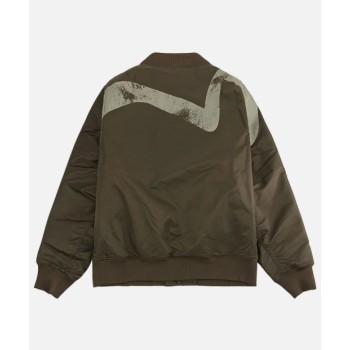 Padded Sun-Faded Daicock Bomber Jacket Evisu