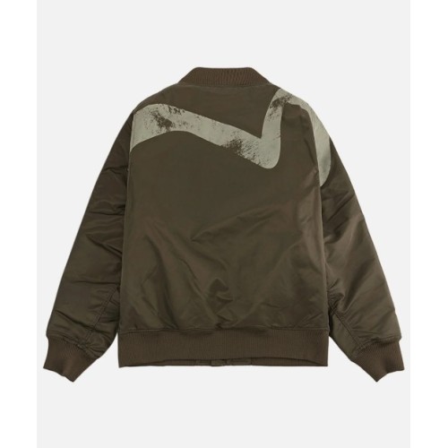 Padded Sun-Faded Daicock Bomber Jacket Evisu