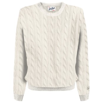 Maglione Braid Wool Saint Barth