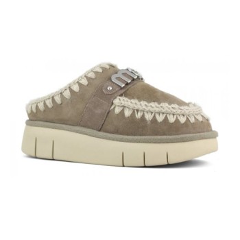 Mou Bounce Clog Metal Logo Elephant Grey 2
