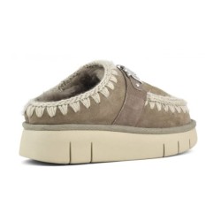Mou Bounce Clog Metal Logo Elephant Grey