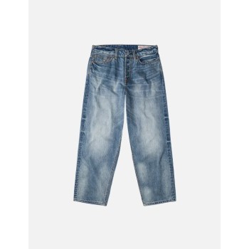 Ecru Daicock Print Loose Fit Jeans Evisu 2