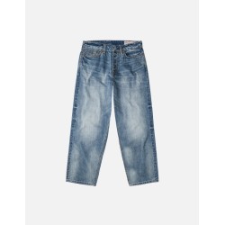 Ecru Daicock Print Loose Fit Jeans Evisu
