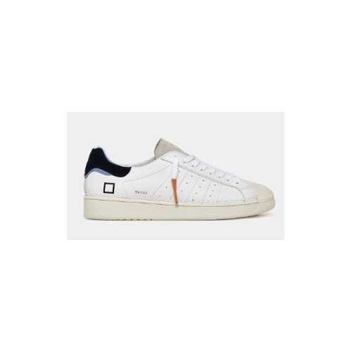 D.A.T.E. Base Calf White-Blue 