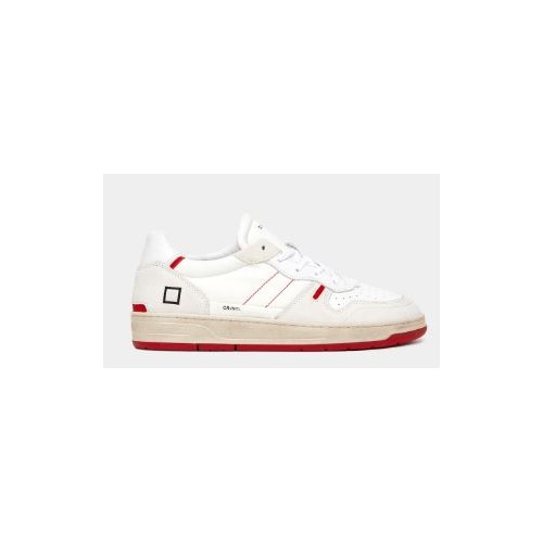 D.A.T.E. Court 2.0 Nylon White-Red