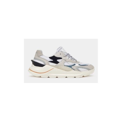 D.A.T.E. Fuga Jaquard White-Blue
