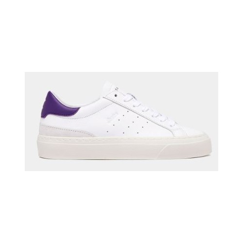 D.A.T.E. Sonica Calf White Purple 